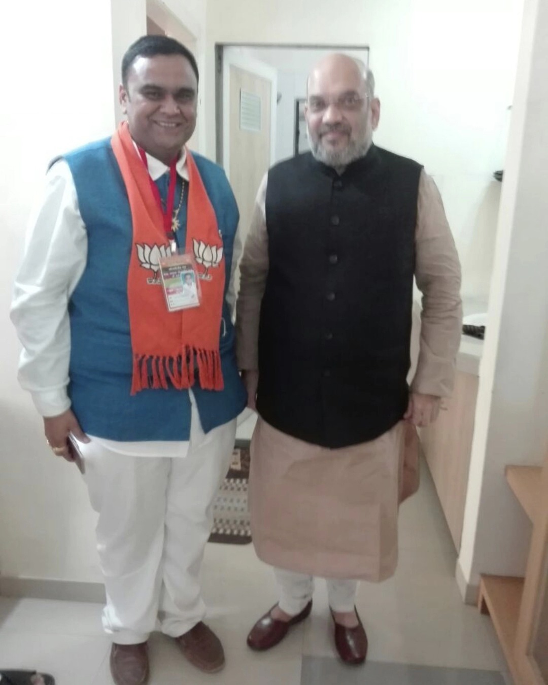 લોકસભા ચૂંટણી ૨૦૨૪ માટે માનનીય કેન્દ્રીય ગૃહ અને સહકાર મંત્રી શ્રી અમિત શાહજીને ગાંધીનગર લોકસભા બેઠકના ફરીવાર ઉમેદવાર બનવા બદલ હાર્દિક અભિનંદન.